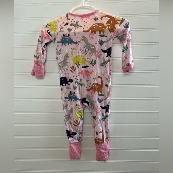 Little Sleepies Pink Jurassic Jungle Zippy 0-3 months - Picture 4 of 4